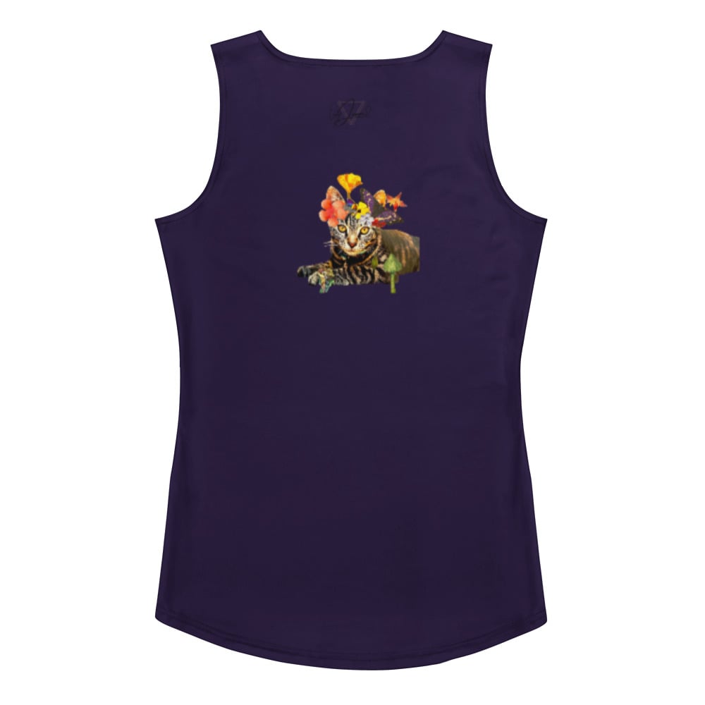 Image of Frida CatLo - All Over Print Tank Top - Purple