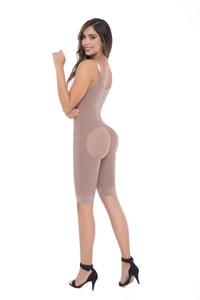 Image 2 of Ann Slim 4302 Powernet Shapewear Mid Thigh Adjustable Thin Shoulder Straps
