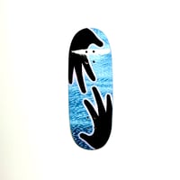 Image 1 of MIRROR SHAPE “HANDS” (ice blue ply) 32mm