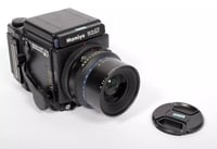 Image 1 of Mamiya RZ67 Pro 6X7 medium format camera w/ Z 90mm F3.5 W lens + WLF + 120 back #0275