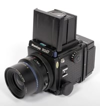 Image 3 of Mamiya RZ67 Pro 6X7 medium format camera w/ Z 90mm F3.5 W lens + WLF + 120 back #0275
