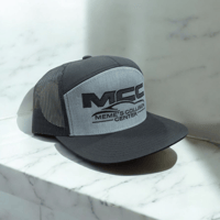 Image 2 of Black & Charcoal MCC Cap 