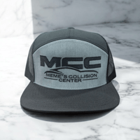 Image 1 of Black & Charcoal MCC Cap 