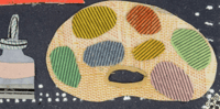 Image 4 of Artist Calling Card.....original cutout
