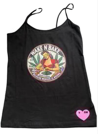 Wake N Bake Summer Vest Top Black 