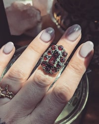 Image 1 of Antique Garnet ring 