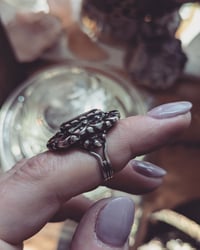 Image 3 of Antique Garnet ring 