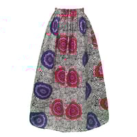 Image 1 of Dotted Floral Maxi Skirt