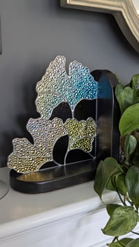 Image 3 of Left Ginkgo Bookend - Dichroic