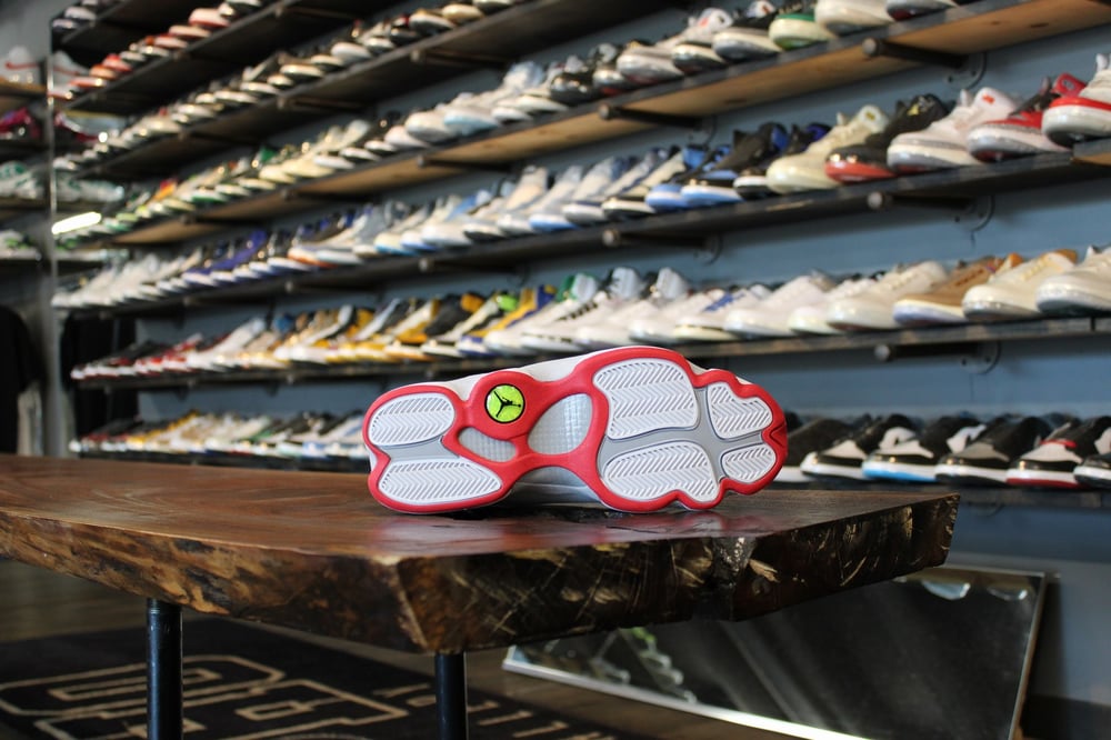 AIR JORDAN XIII (13) "WOLF GREY/TRUE RED"