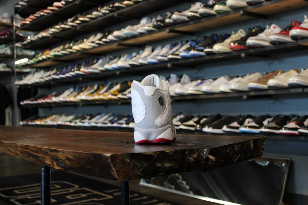AIR JORDAN XIII (13) "WOLF GREY/TRUE RED"