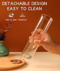 Image 4 of Champagne Gold Glass Incense Stick Holder