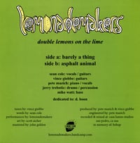 Image 3 of LEMONADEMAKERS - Double Lemons on the Lime → 7"