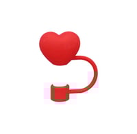 Image 5 of Heart Straw Covers
