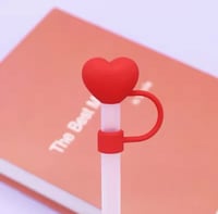 Image 12 of Heart Straw Covers