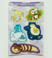 Sleepymon Sticker Sheet