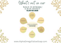 Image 9 of Wild Turmeric & Raw Honey Tallow Face Cream