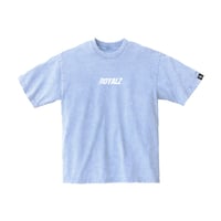 Image 1 of ROYALZ GARMENT WASHED TEE ARCTIC BLUE