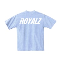 Image 2 of ROYALZ GARMENT WASHED TEE ARCTIC BLUE