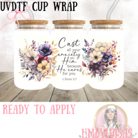 Image 1 of Bible verse Collection UVDTF cup wrap 