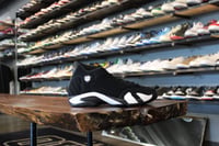 Image 1 of AIR JORDAN XIV (14) "BLACK/WHITE"