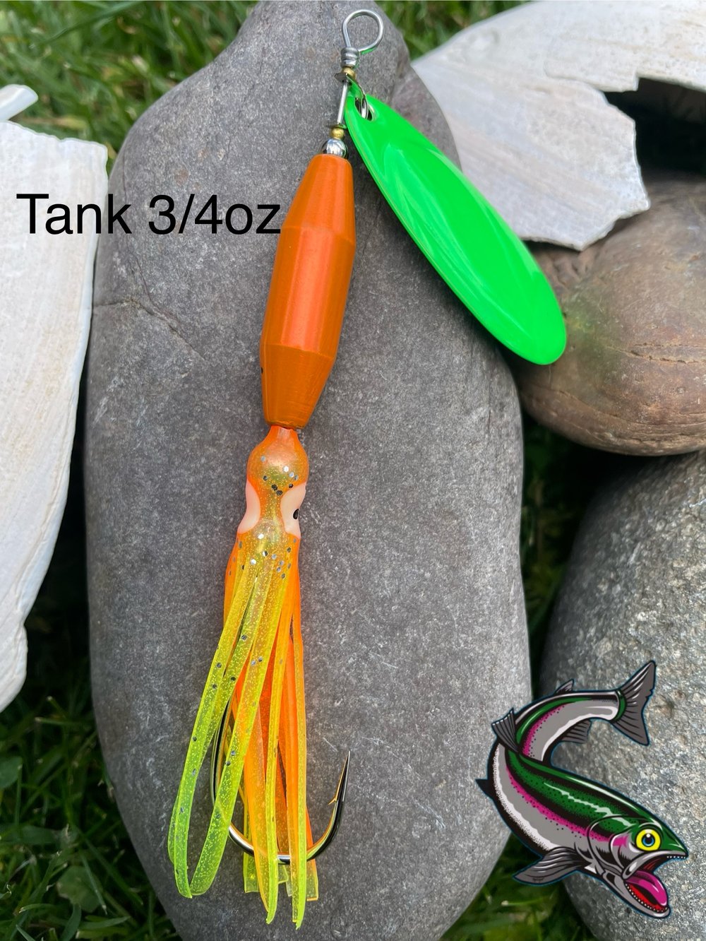 Candy Orange W/Mean Green Blade or- Reverse Option 