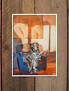Her Favourite Chair A5 Risograph Print