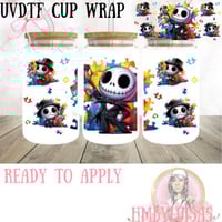 Image 3 of Autism Character Collection UVDTF cup wrap 