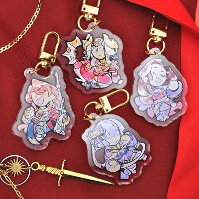 Image of FE3H Acrylic Painted Charms