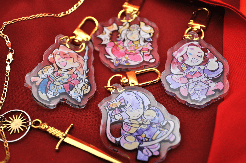 Image of NEW FE3H Acrylic Painted Charms
