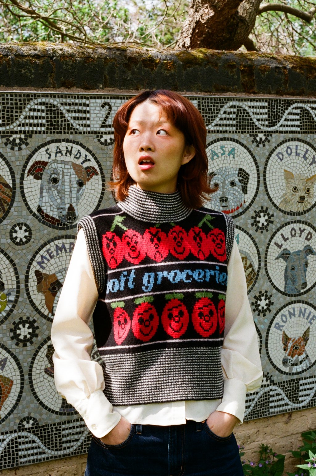   SOFT GROCERIES SLEEVELESS JUMPER
