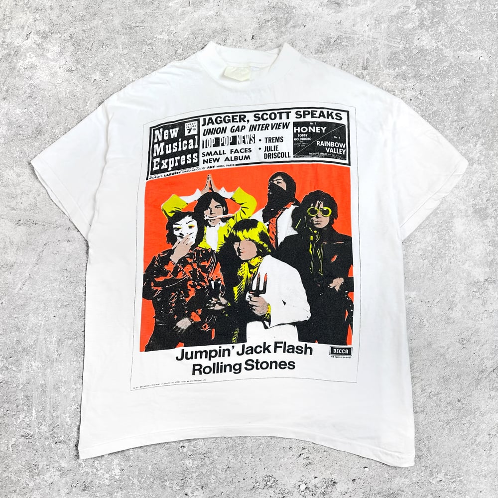 *Rare* Rolling Stones 1990 ‘Jumpin’ Jack Flash’ White T-Shirt