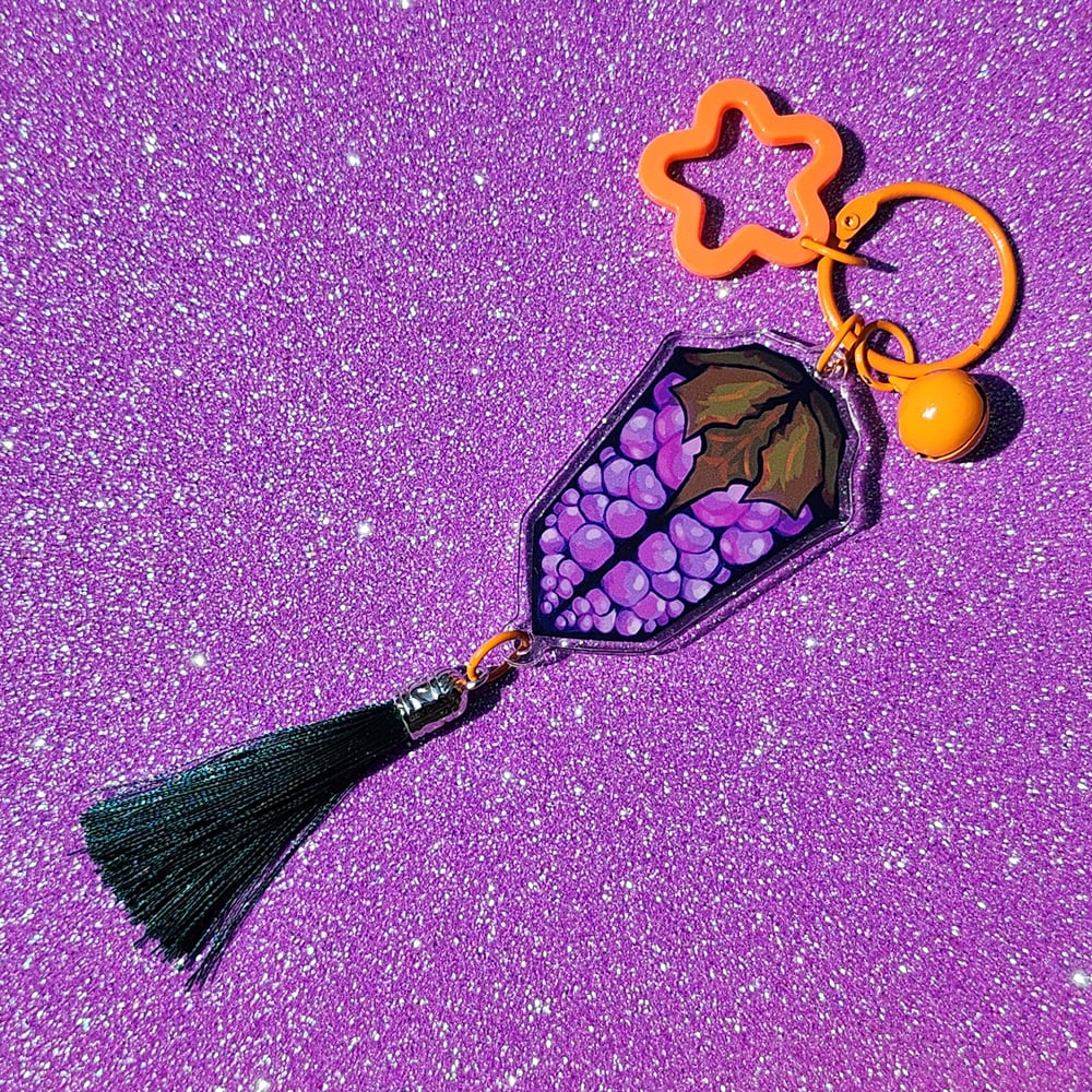 Image of Squape Tassel Keychain