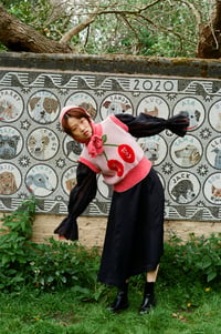 Image 1 of CHERRIES SLEEVELESS KNIT