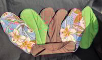 Image 1 of Set of 7 Linen Regular Pads- Blessed Earth