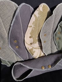 Image 2 of Set of 7 Linen Regular Pads- Down to Earth 