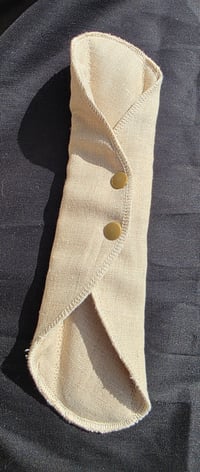 Image 2 of Set of 7 Linen Regular Pads- Undyed Natural 