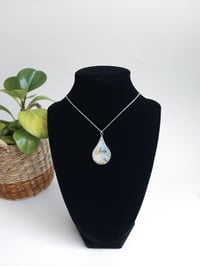 Spring Neutrals Teardrop Pendant 