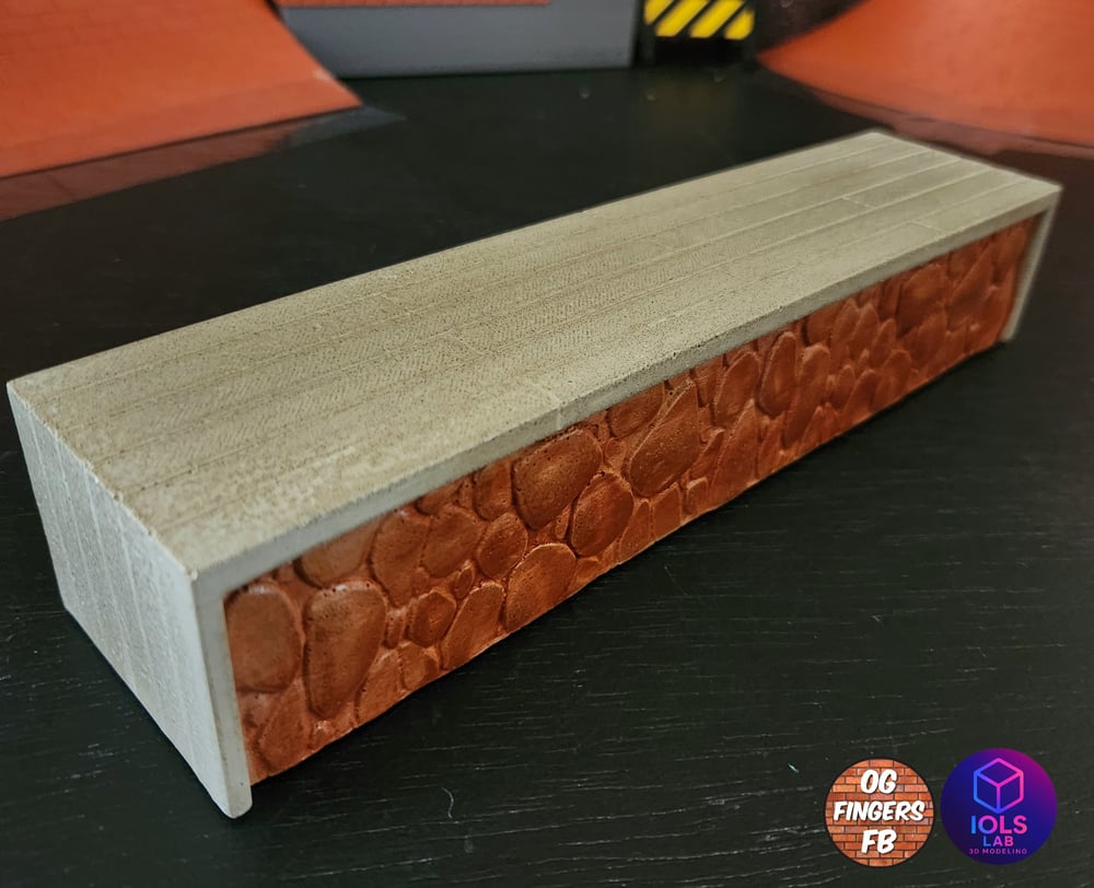 Image of Stoned cement bench