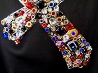 Image 11 of Giantgem - Multicolour massive Rhinestone Cross T shirt