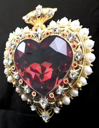 Image 2 of Giamgem - Diamond and Ruby Heart T shirt