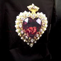 Image 12 of Giamgem - Diamond and Ruby Heart T shirt