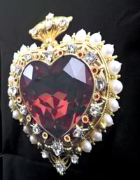 Image 10 of Giamgem - Diamond and Ruby Heart T shirt