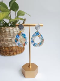 Image 1 of Watercolor Open Teardrops 