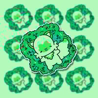 Sprigatito Clover Patch Vinyl Sticker