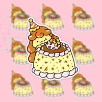 Carlito Fwan Pudding Cake Vinyl Sticker