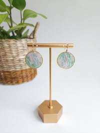 Spring Flower Marble Discs (L)