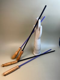 Image 3 of Wood handled fiberglass canes 