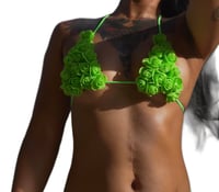 Image 2 of Exotic Flower Bikini : Green Grab Me