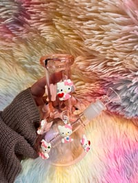 Image 4 of Pink Hello Kitty Thick  Glass Bong